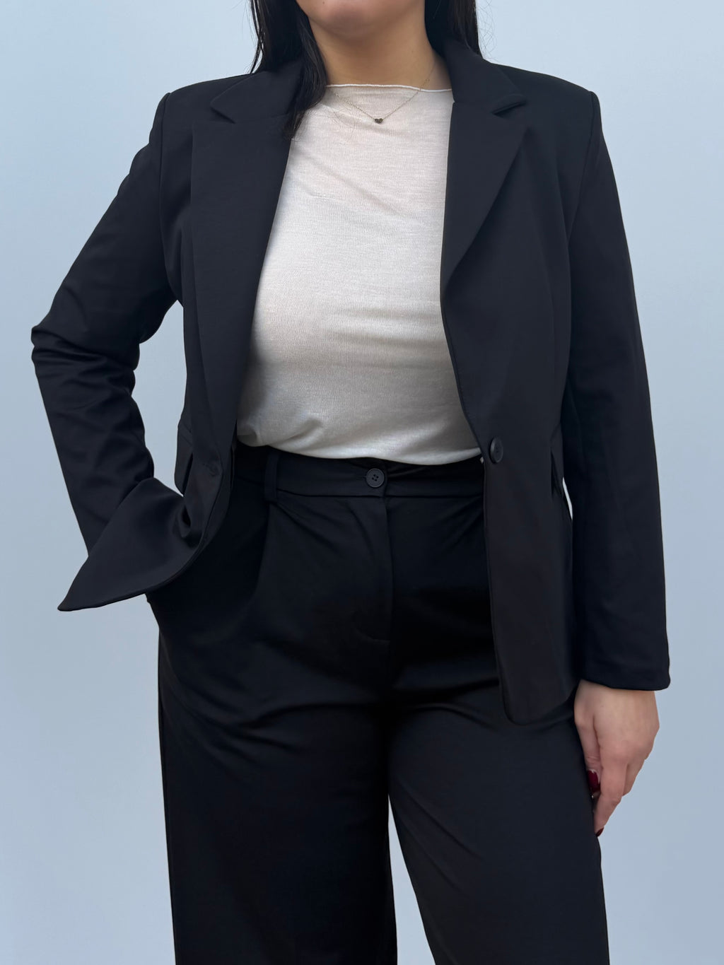 Giacca monopetto in punto milano