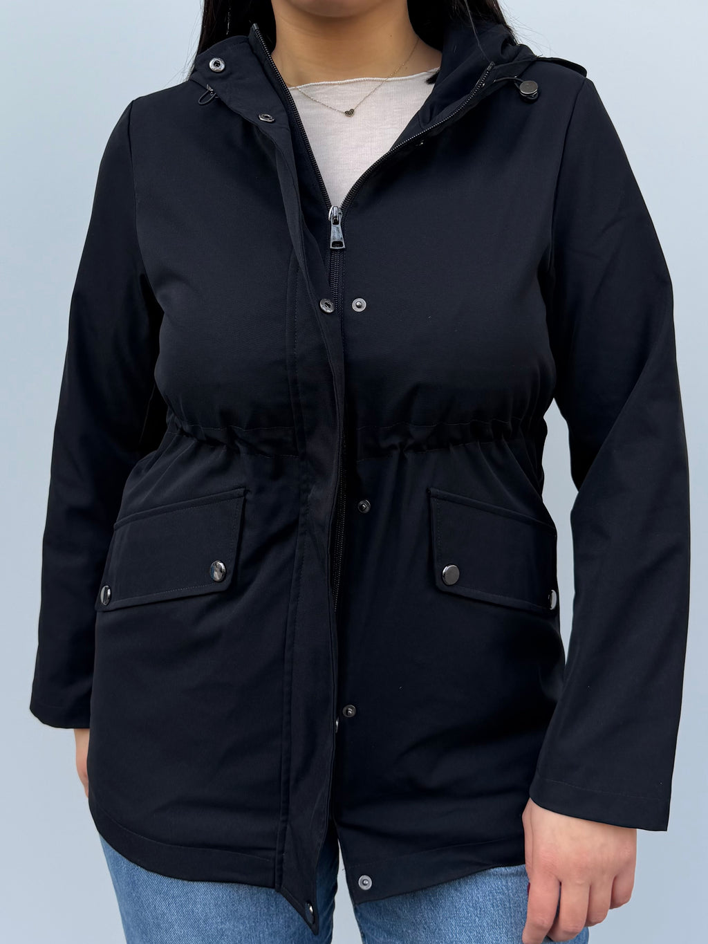 Seriana in tessuto con coulisse interna