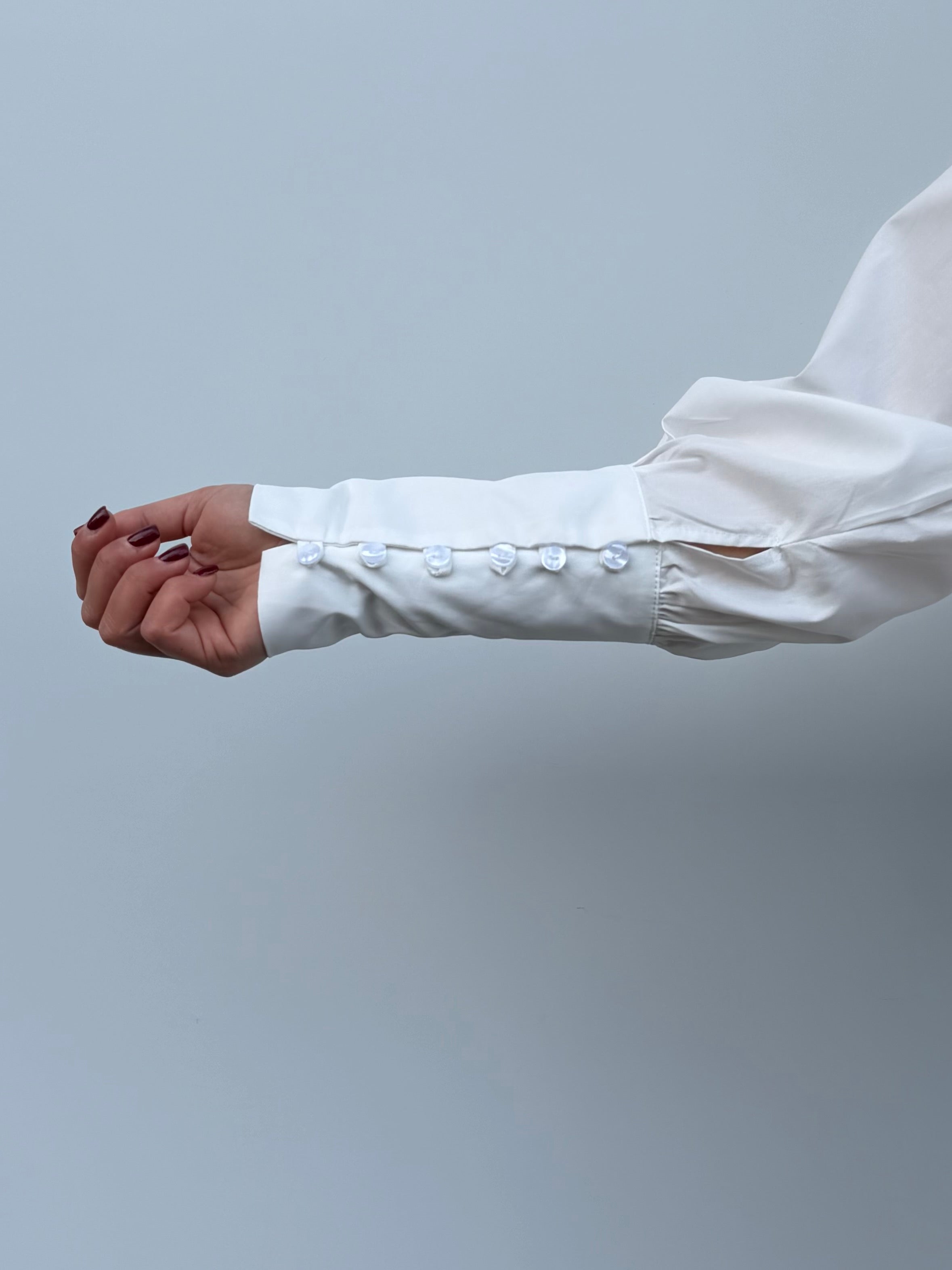 Camicia in cotone crop