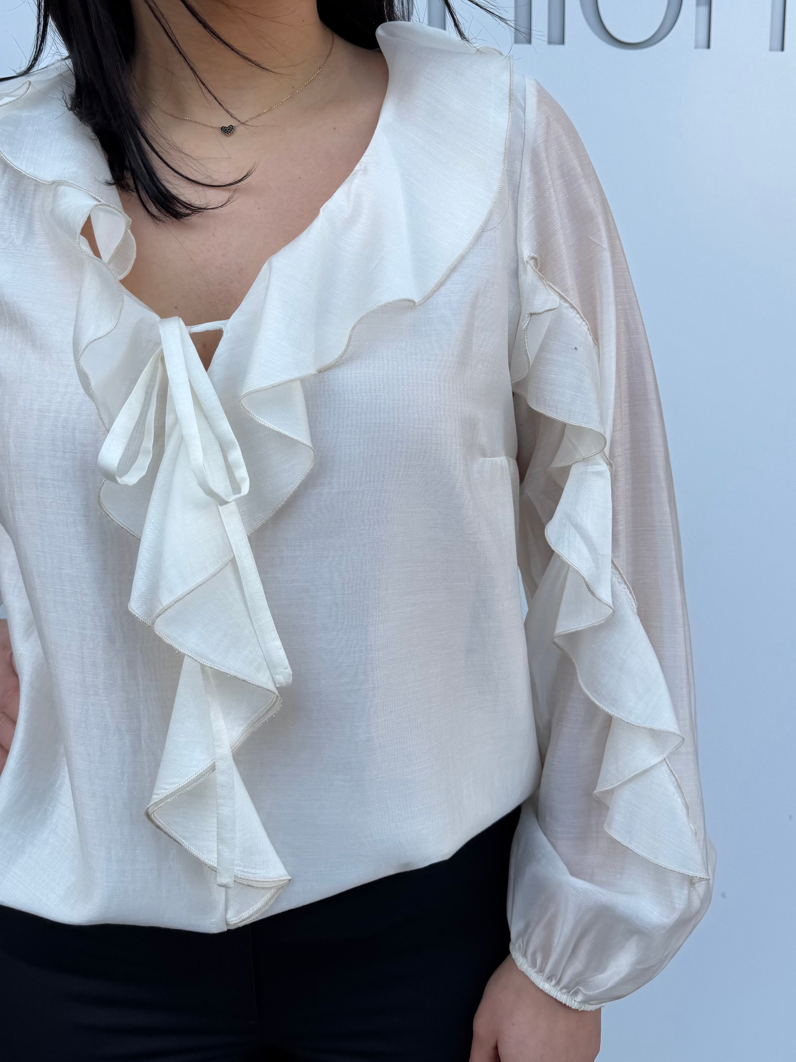 Casacca in mussola di cotone