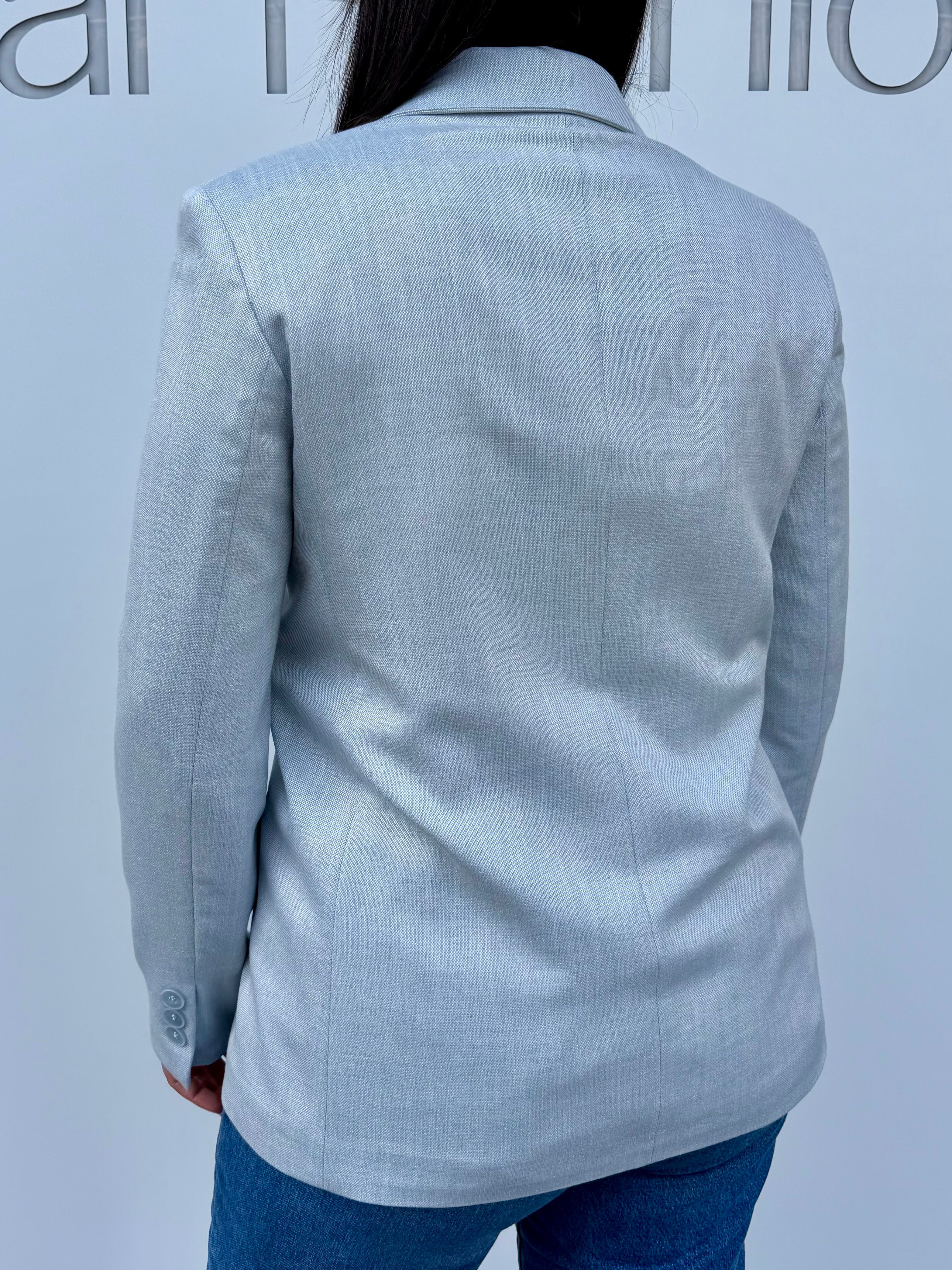 Giacca strutturata in tessuto premium