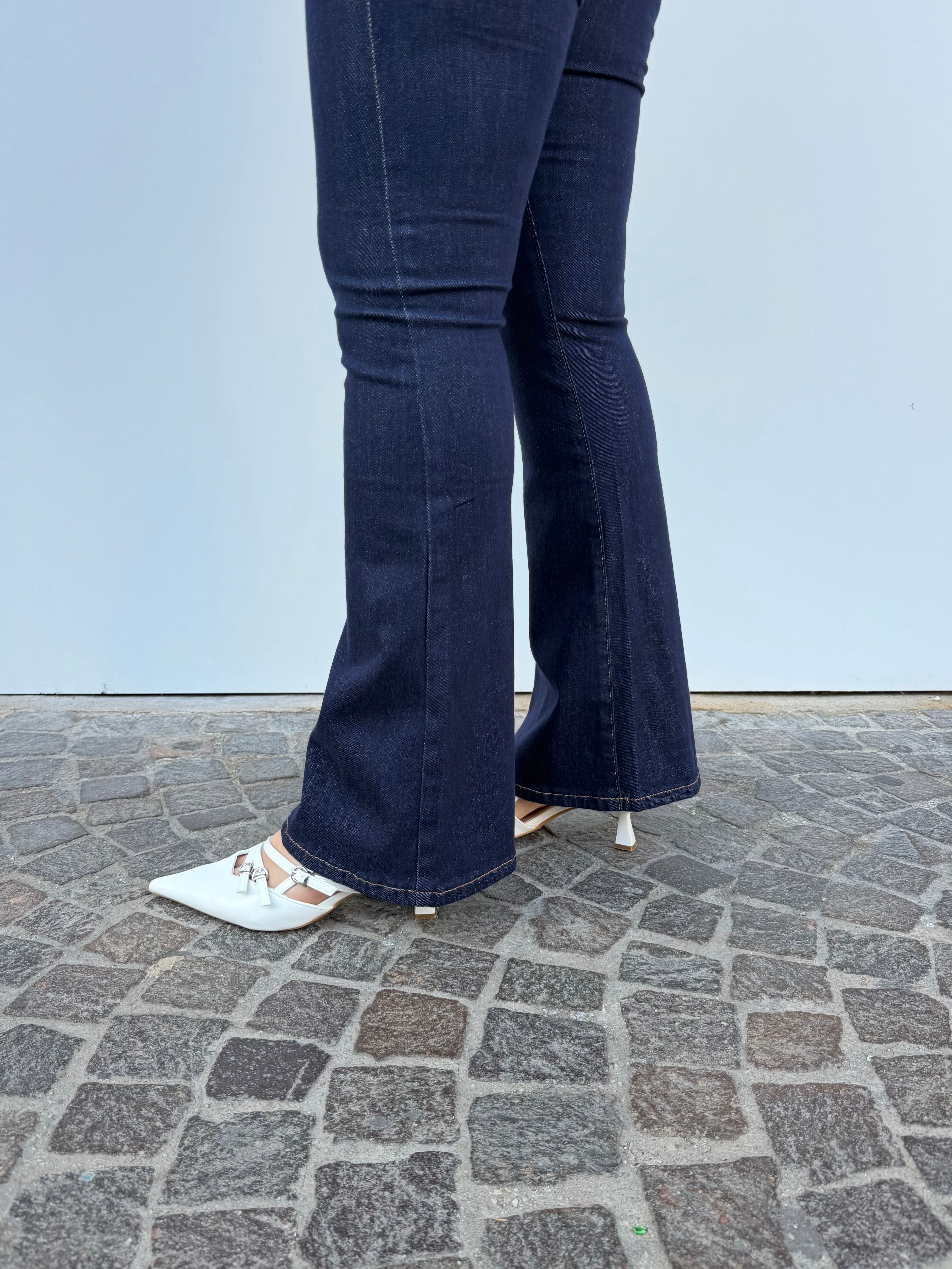 Jeans a Zampa Lavaggio Zero