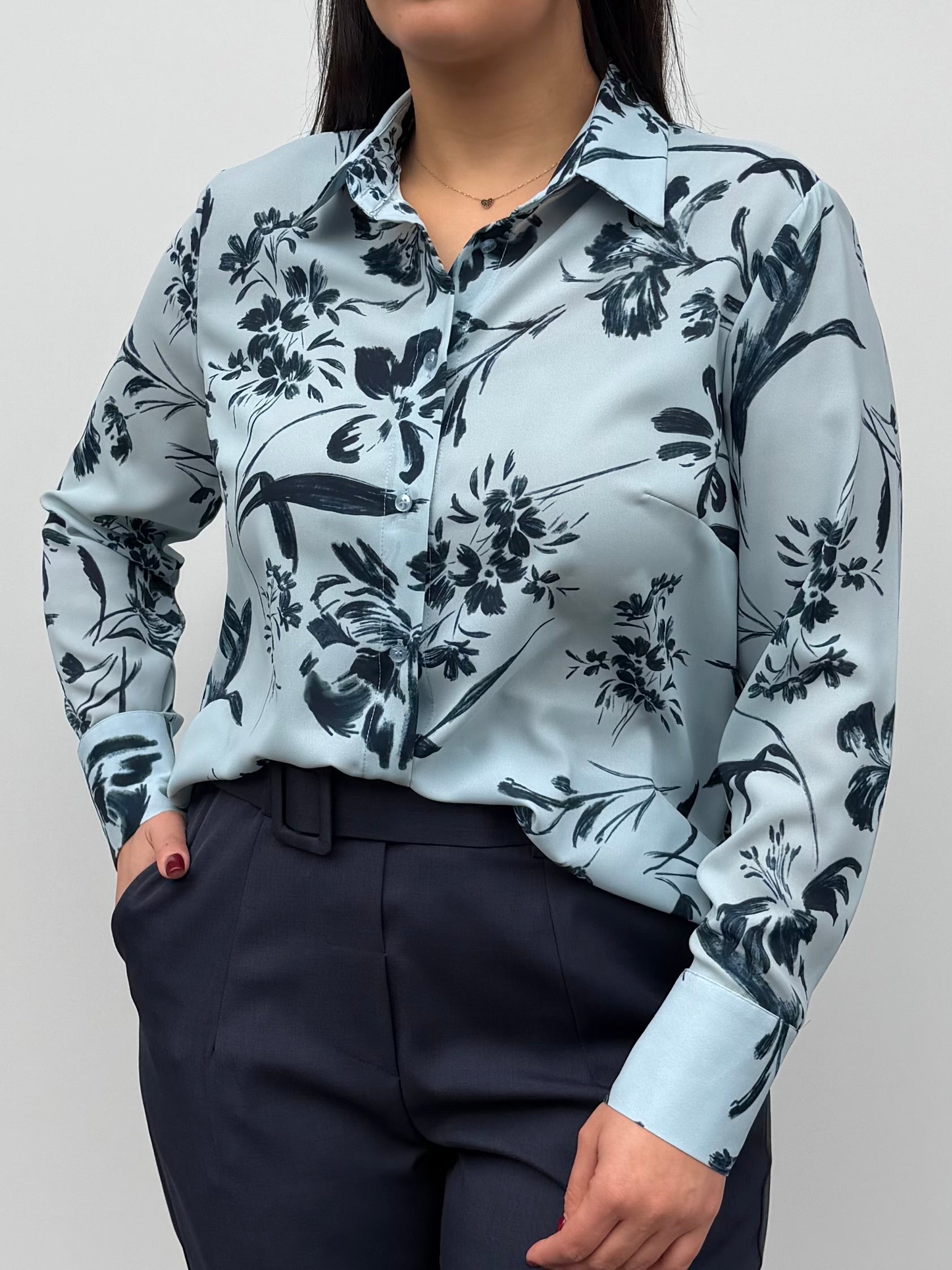 Camicia fantasia floreale