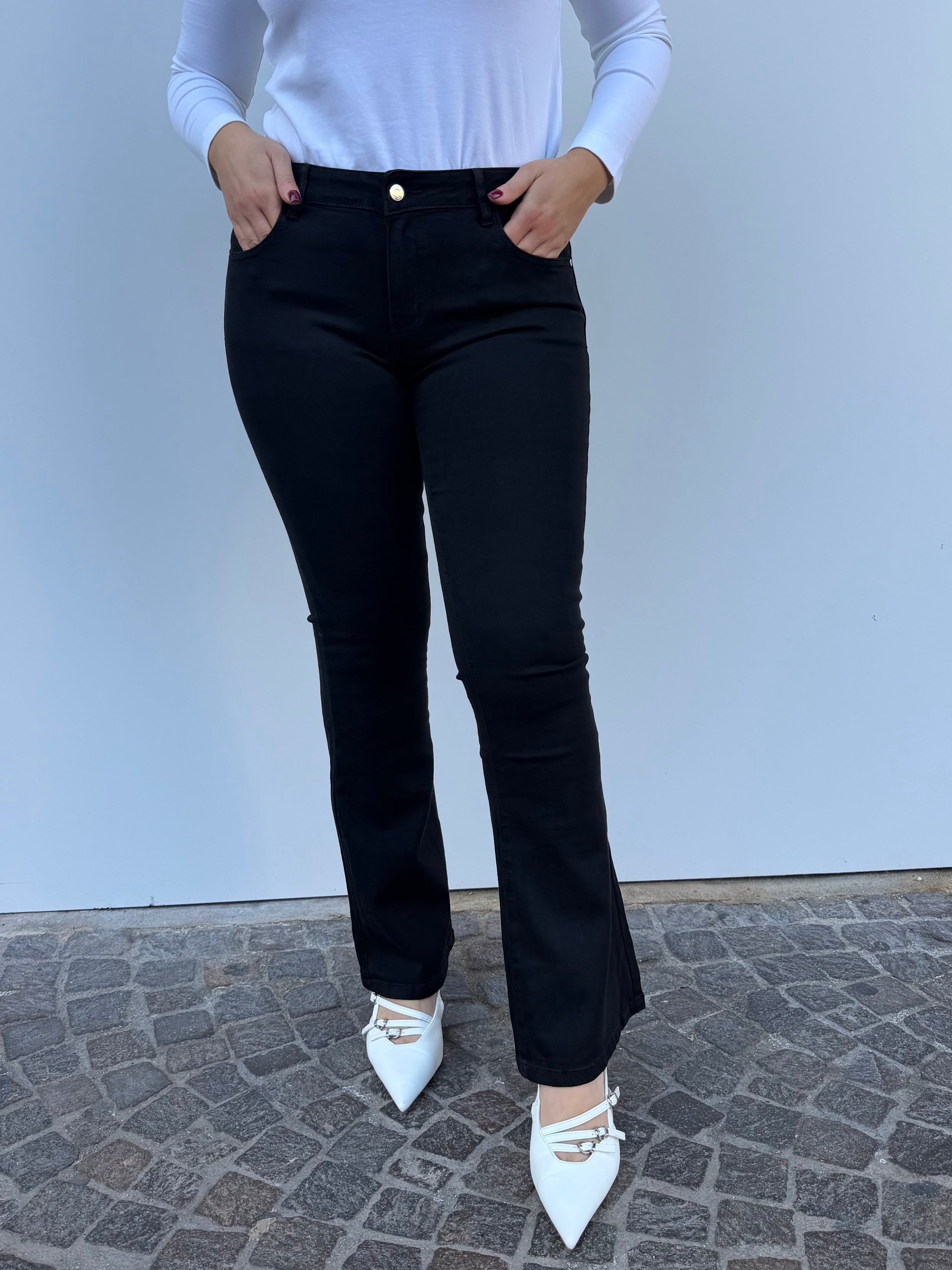 Jeans a Zampa Nero