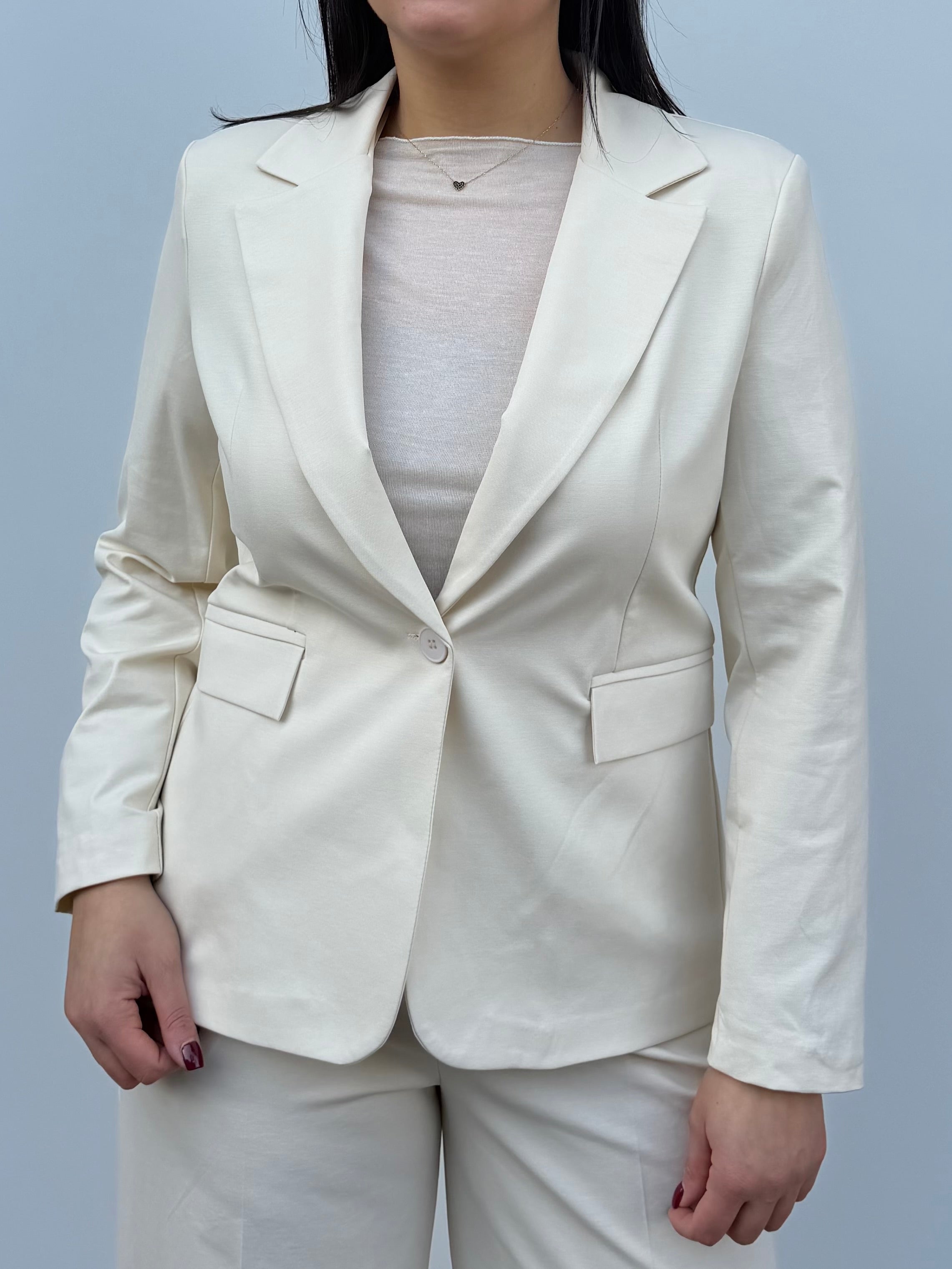 Giacca monopetto in punto milano