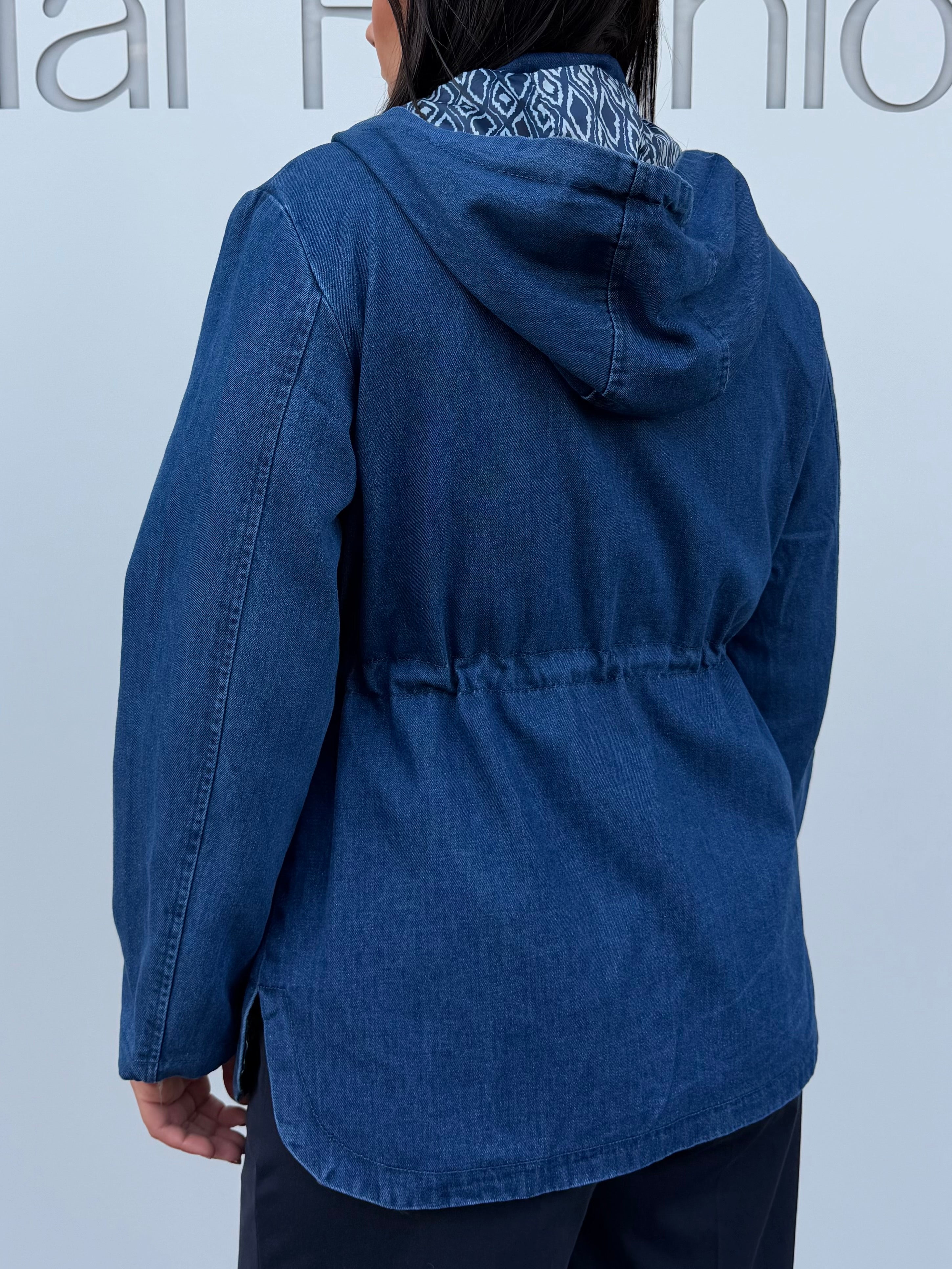 Seriana in denim double-face