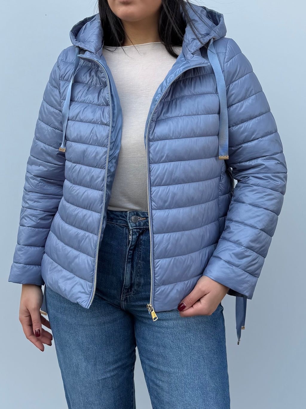 Piumino 100g con laccio laterale