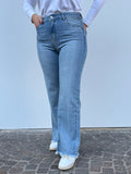 Jeans Gamba Dritta Sfrangiato