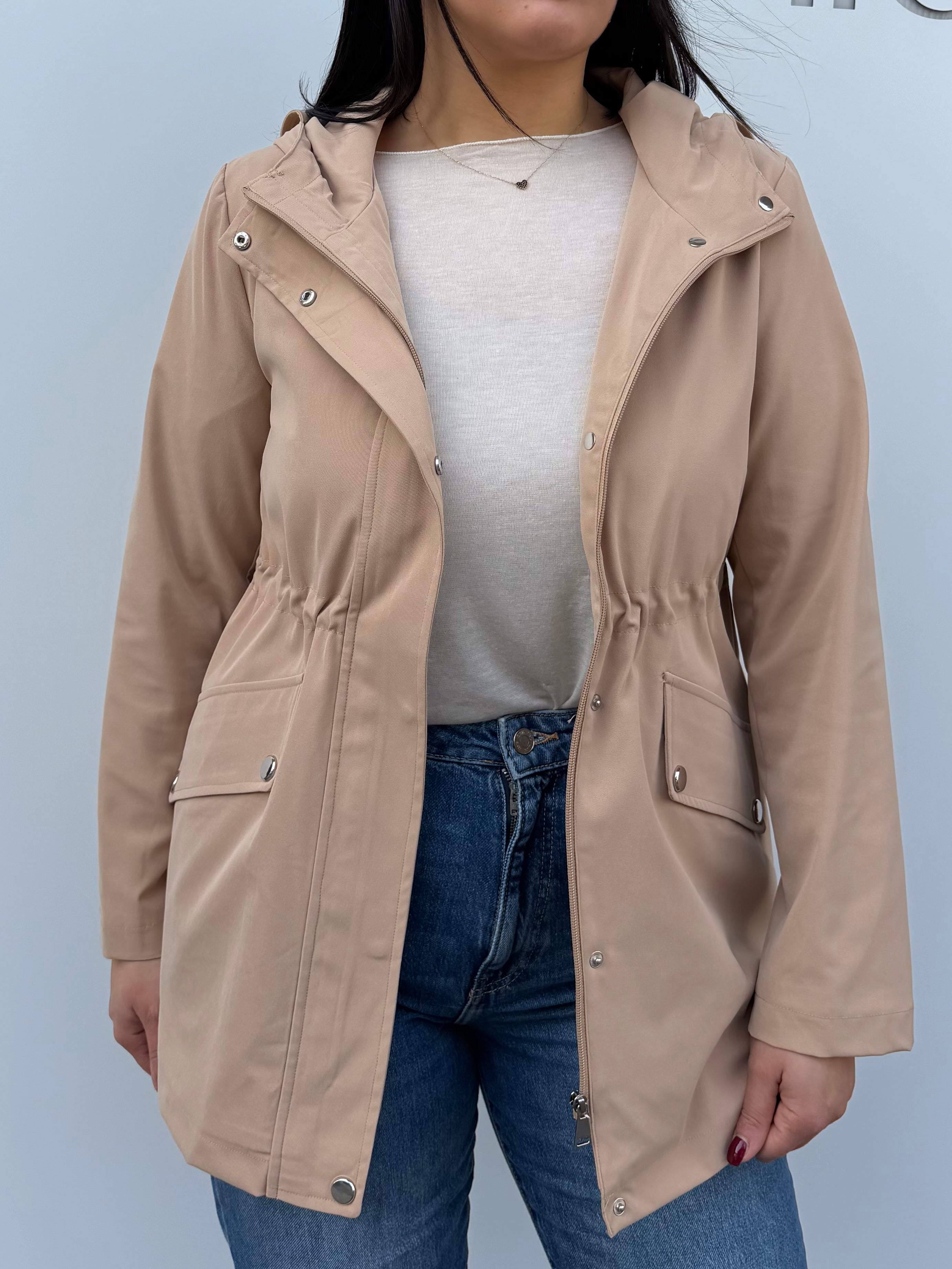 Seriana in tessuto con coulisse interna