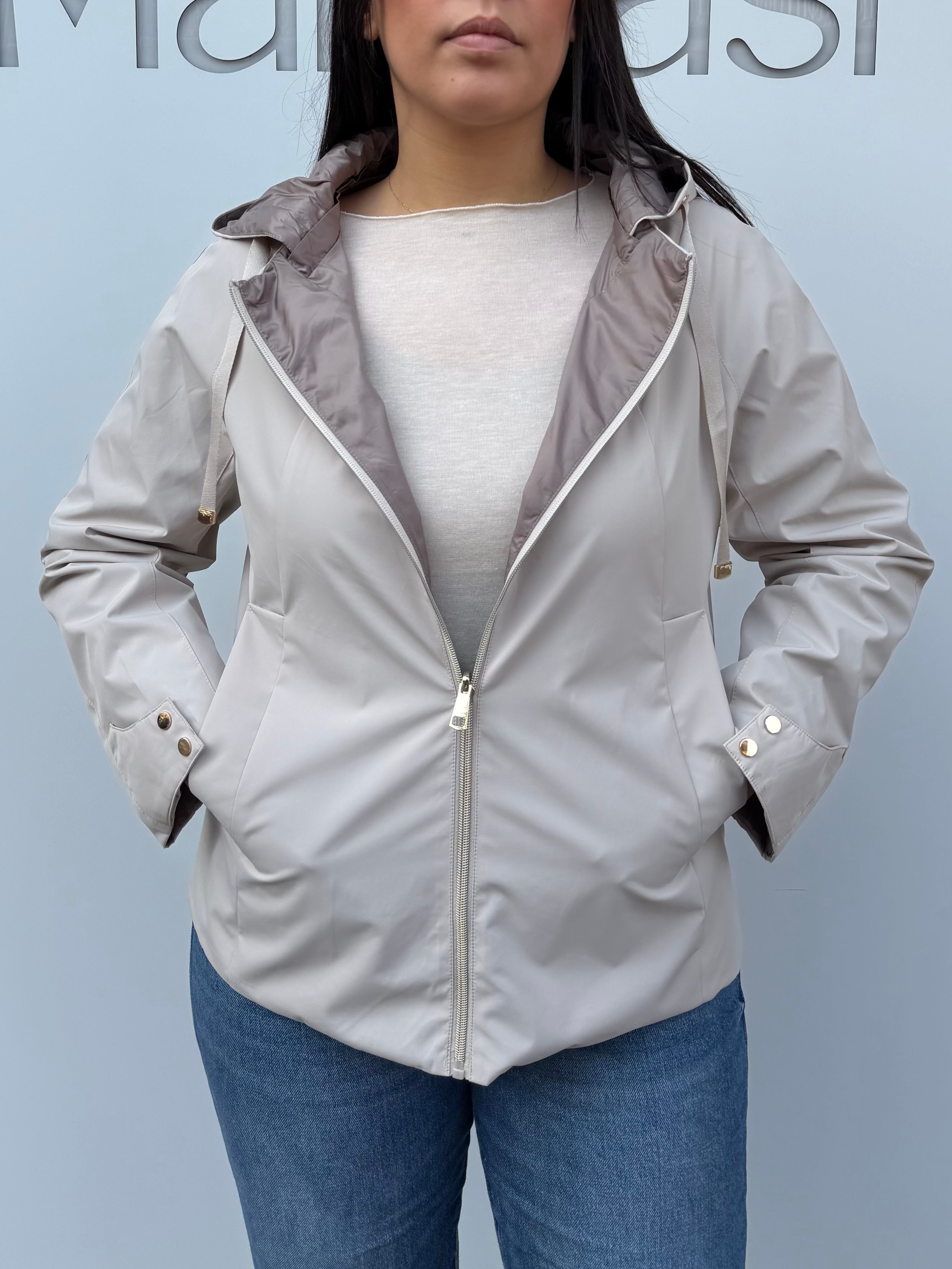 Giubbotto antivento double-face