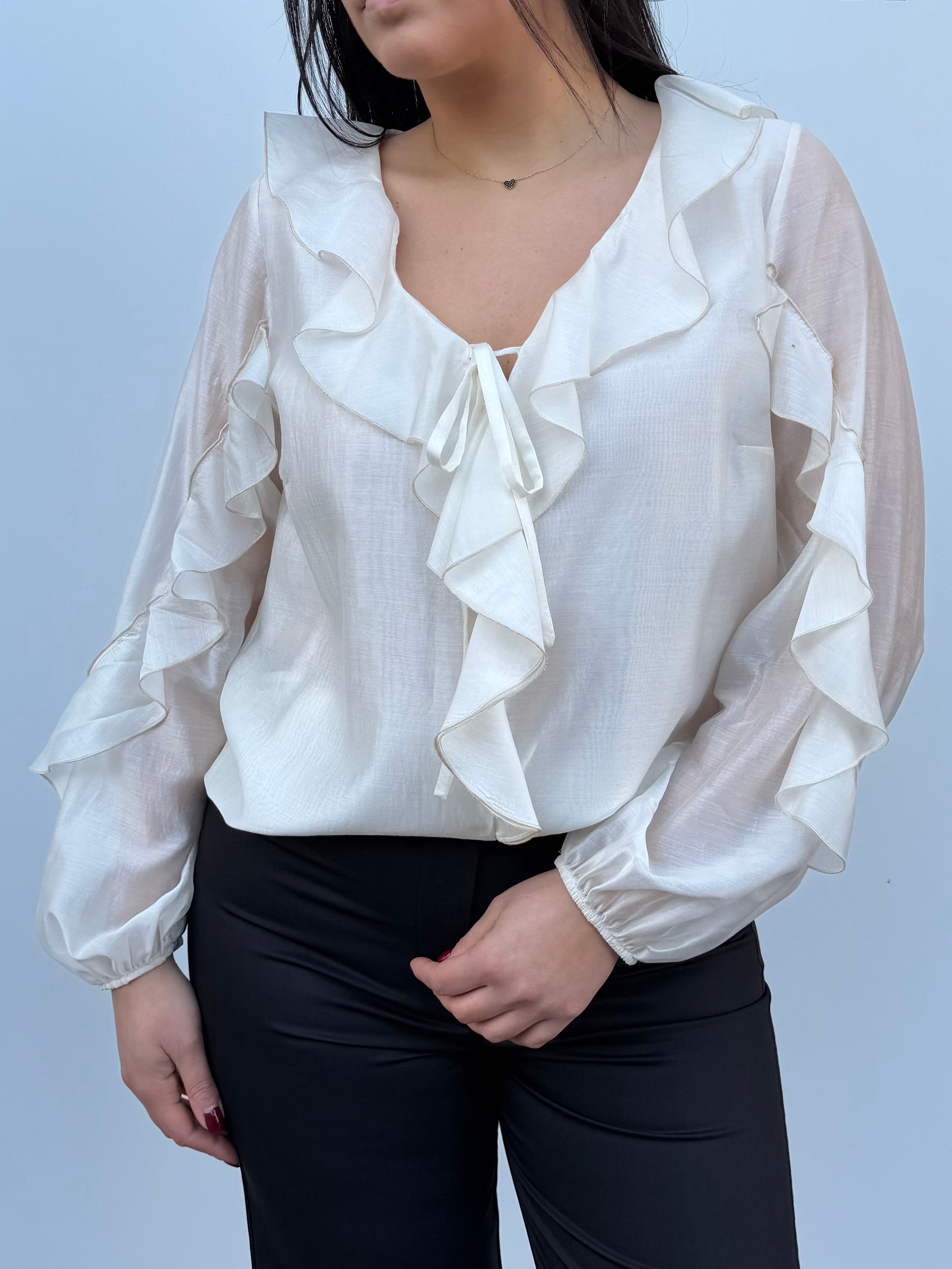 Casacca in mussola di cotone