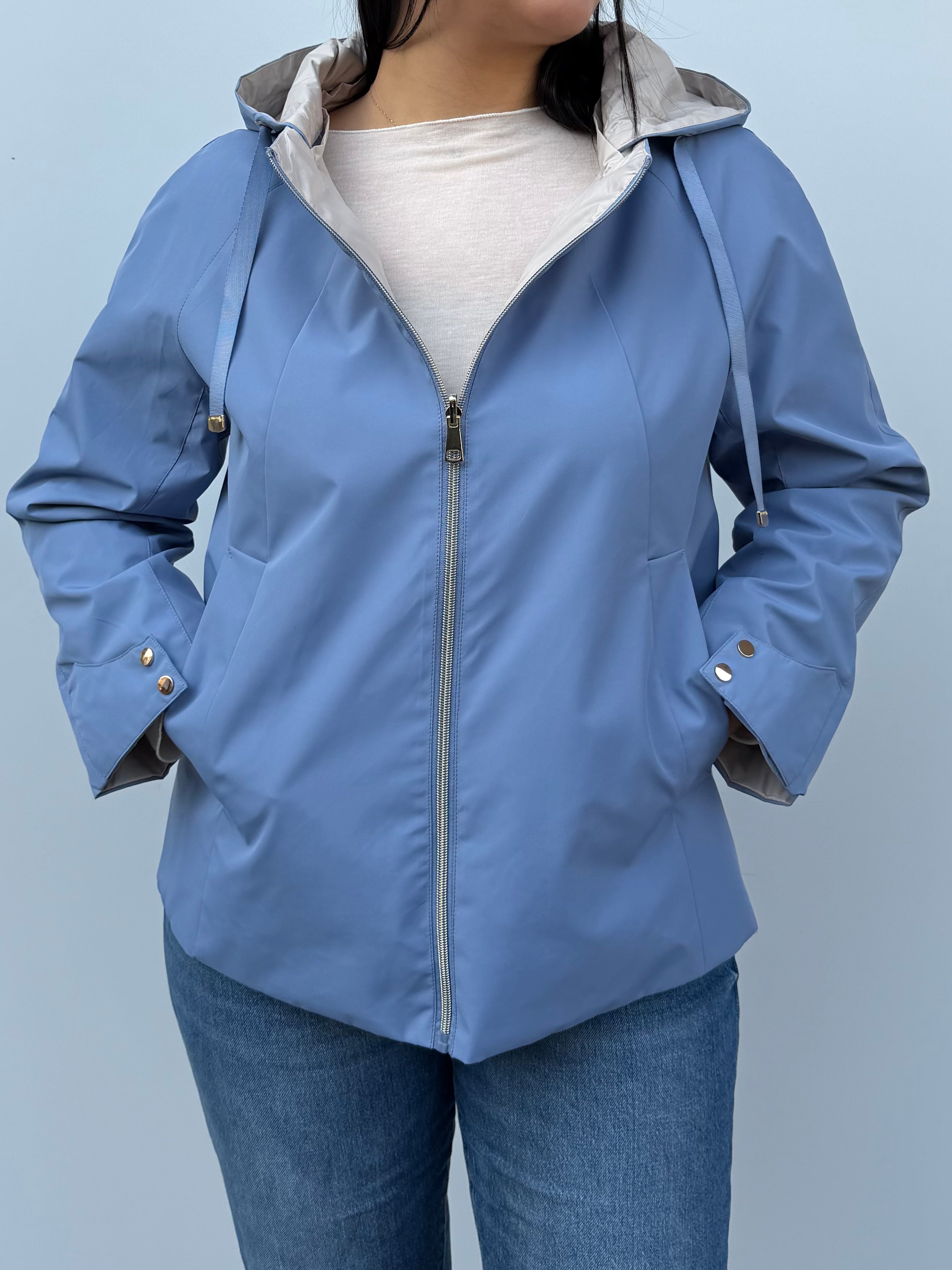 Giubbotto antivento double-face