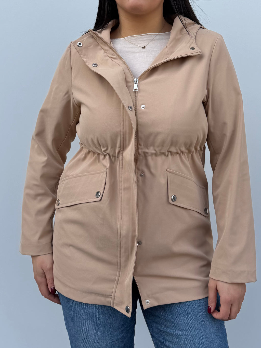 Seriana in tessuto con coulisse interna