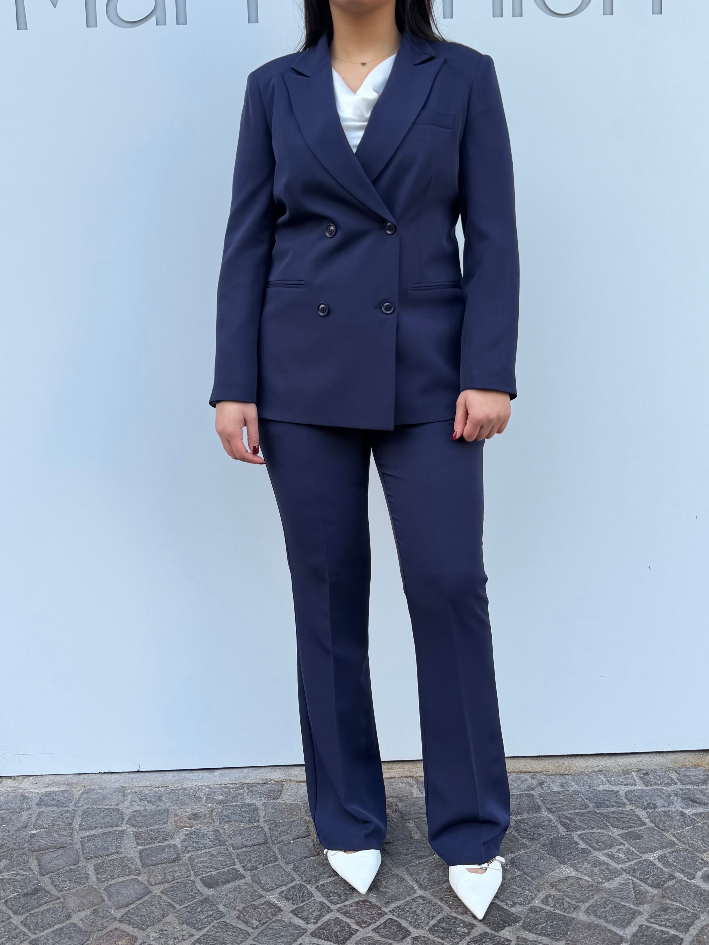 Tailleur in tessuto tecnico